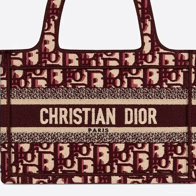 Cheap Book Mini Burgundy Tote Dior Motif Oblique Canvas 0413 Luxury